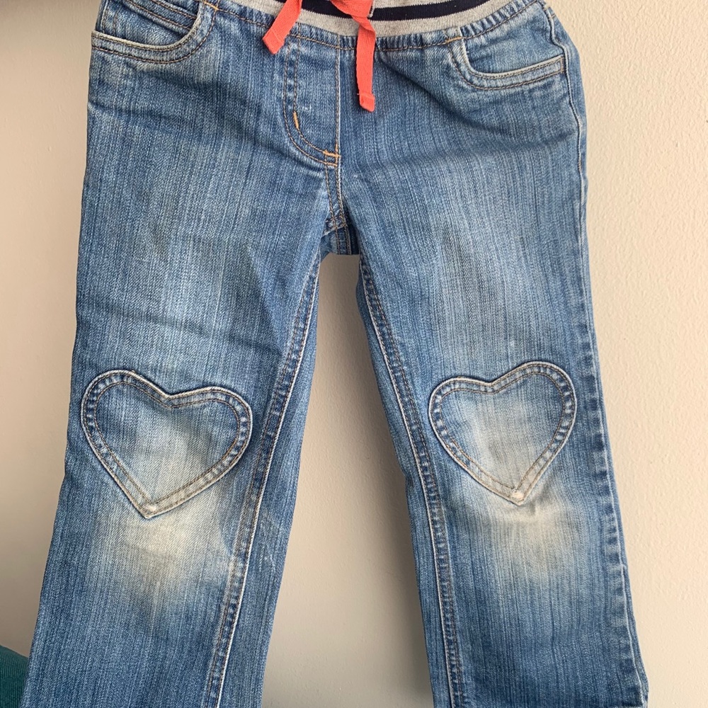 Mini Boden Jeans with hearts